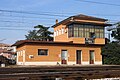 L'ex Cabina C, oggi demolita, della stazione di Padova.