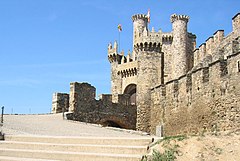 Het kasteel van Ponferrada