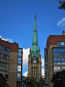 When Toronto redesigned its Market area in 1980-81, the designers followed Arthur's advice in the book to maintain the unobstructed view of St. James Cathedral from King Street East. Cathedral Church of St James (15548551157).jpg