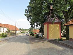 Centre of Horní Heřmanice