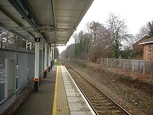 Chandlers Ford Station in modern times Chandler's Ford Station (View Towards Romsey) - geograph - 343937.jpg