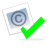 Checked copyright icon.svg