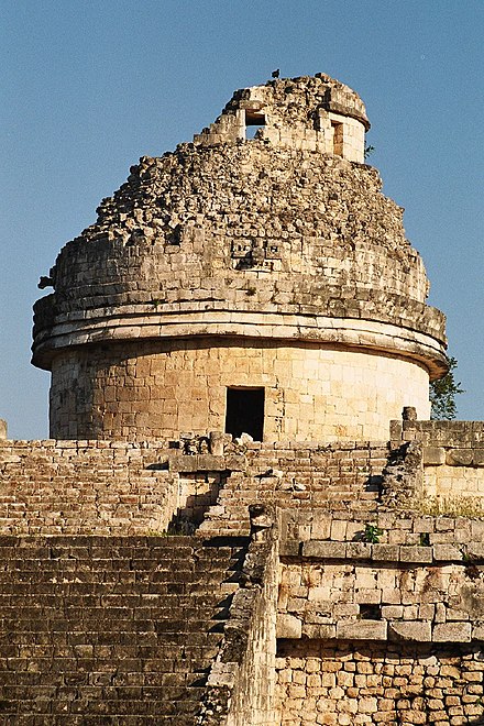 Maya observatory, Chichen Itza, Mexico