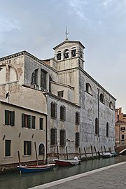 L'église vue du Fondamente de la Misericordia