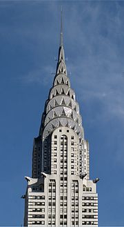 Chrysler Building, New York City, William Van Alen tervezése (1928–30)