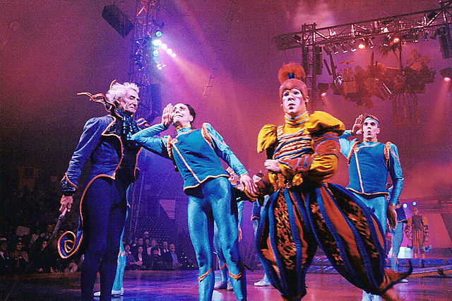 On stage at the 1993 finale of Nouvelle Expérience
