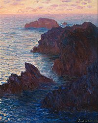 Rocks at Belle-Ile, Port-Domois Claude Monet - Rocks at Belle-lle, Port-Domois - Google Art Project.jpg