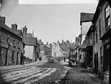 Clwyd Street, Rhuthun, circa 1875.
