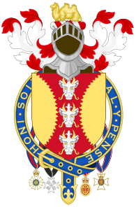 Coat of Arms of Sir David Brewer.svg