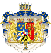 Coat of arms of Prince of Sweden duke of Vastergotland.svg