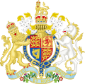 Coat of arms of the United Kingdom used by the Dominion of India (15 August – 29 December 1947)[10]