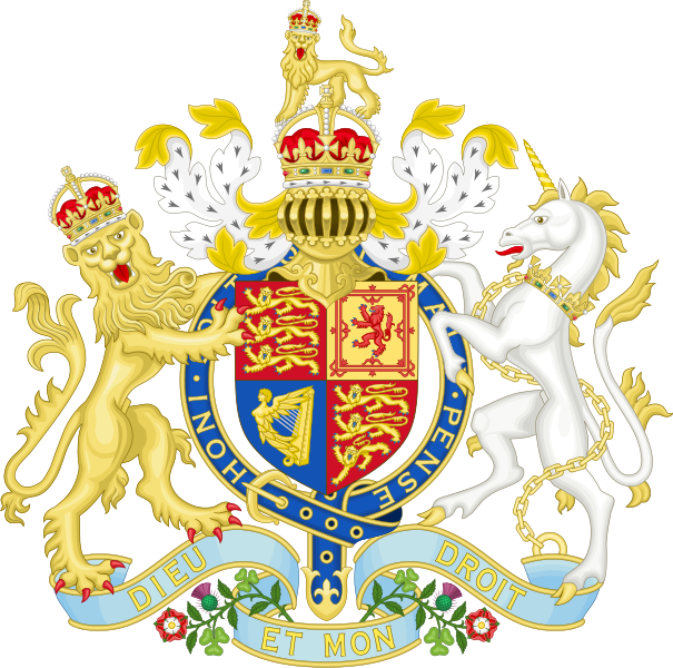 File:Coat of arms of the United Kingdom (1901-1952).svg