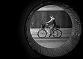 * Nomination Bicycle commuter in Tivoli underpass, Ljubljana, Slovenia. --PetarM 19:56, 25 May 2016 (UTC) * Promotion Good quality. --Livioandronico2013 20:43, 25 May 2016 (UTC)