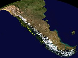 Chile Cordillera De La Costa: Características topográficas, Cumbres, Divisiones