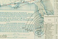 L'huracà el 10 d'octubre de 1910