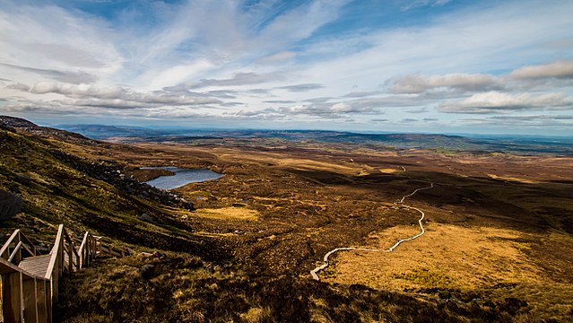 The Cuilcagh range, on the Cavan/Fermanagh border.