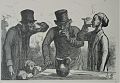 Honoré Daumier, The Drinkers, 1862; from Monde Illustré, 25 October 1862, under the title "Physiologie du buveur, les quatre ages" ("Psychology of drinkers, the four ages")