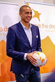 David Trezeguet, the club's first marquee player. David Trezeguet became Save the Dream Ambassador, 2017.jpg