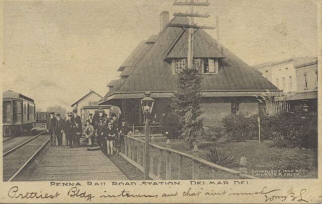 Railway station, 1905