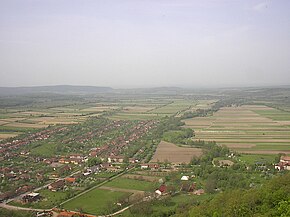 Vedere panoramică asupra satului