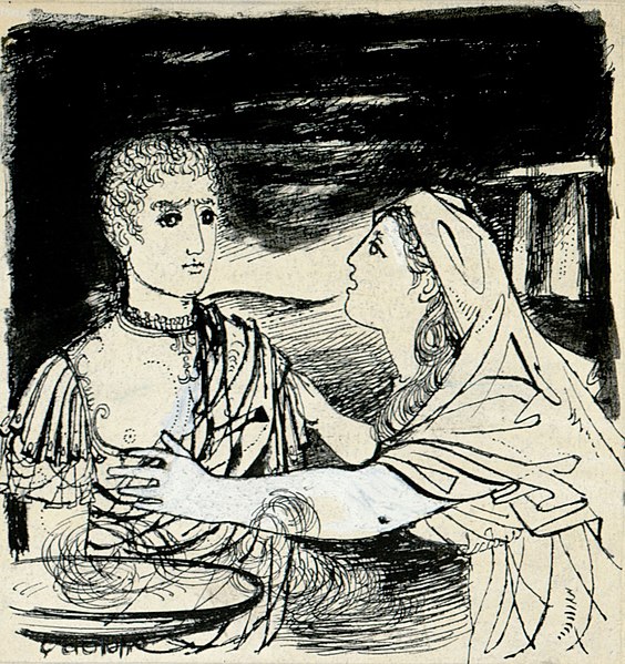 File:Disegno per copertina di libretto, disegno di Peter Hoffer per Norma (s.d.) - Archivio Storico Ricordi ICON012382.jpg