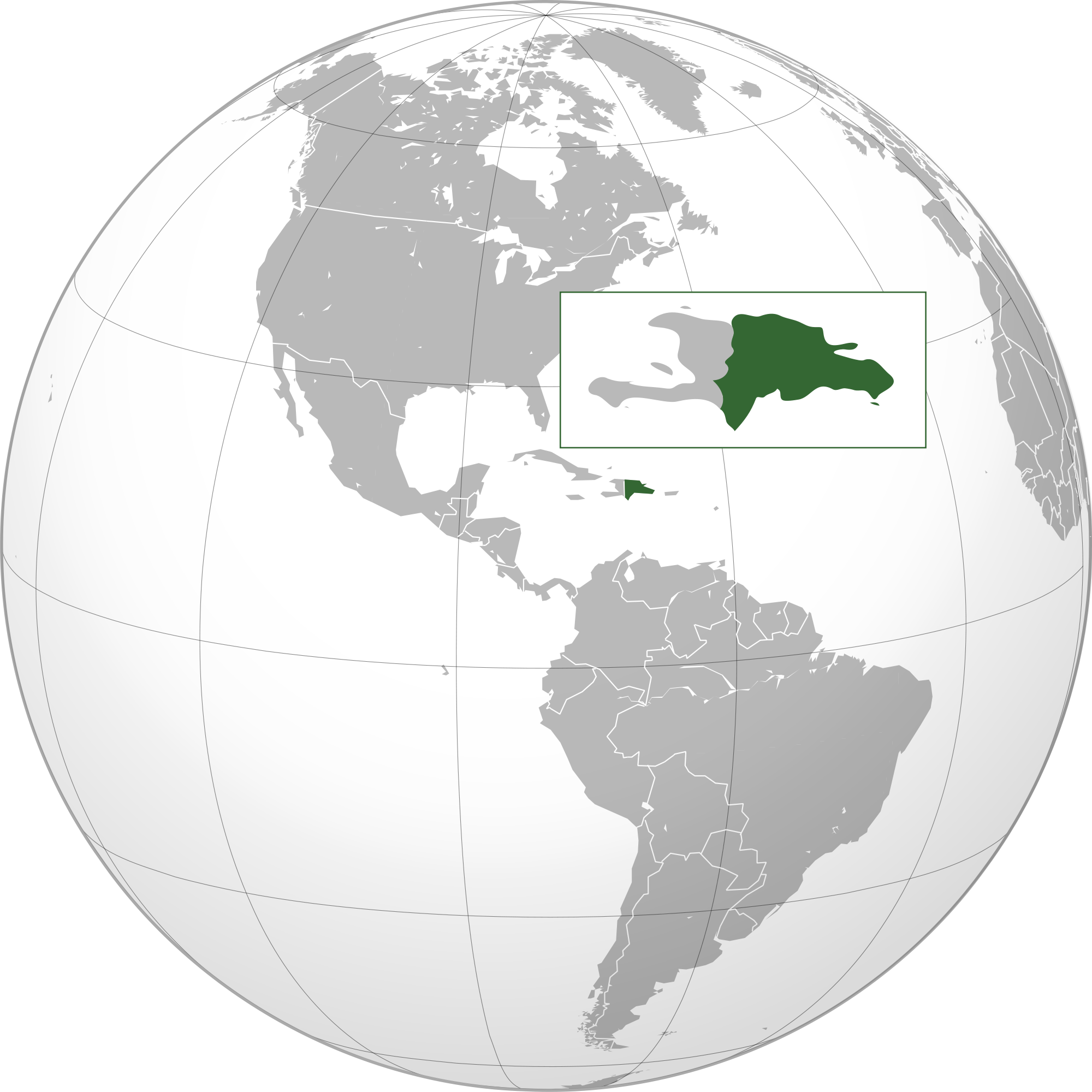 Dominican Republic World Map