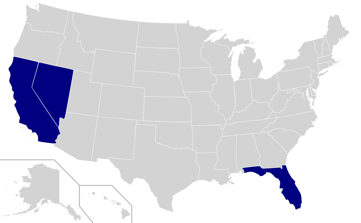 Карта рид. Сенат США PNG.