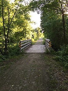 Duck Creek Trail between Seymour and Oneida. Duck Creek Trail.JPG