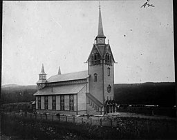 Duveds (Åre ny) kirke i året 1923.