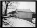 EXTERIOR, SOUTH SIDE - Lauer-Gerhard Farm, Barn, Farm Lane (North Heidelberg Township), Brownsville, Berks County, PA HABS PA,6-BROWV.V,1C-2.tif