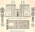 Description of Edfu Temple from the German 1891 encyclopedia Joseph Kürschner (editor)