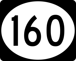 <span class="mw-page-title-main">New Jersey Route 160</span> Former state highway in New Jersey, United States