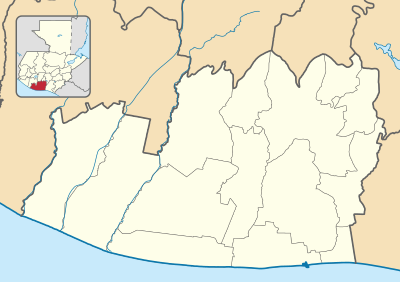 Mapa de localización de Escuintla