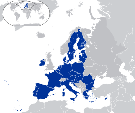 خريطة الاتحاد الأوروبي