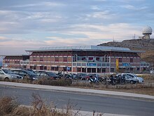 Buitenaanzicht van de Heraklion Indoor Sports Arena tijdens het 2015 FIBA ​​Under-19 World Championship.jpg