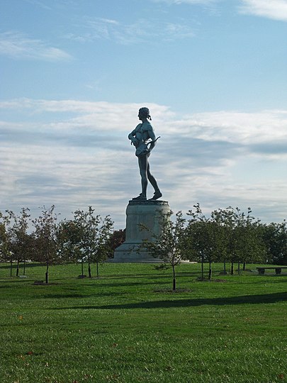 Adjacent to Fort McHenry lies a monument of Orpheus that is dedicated to the soldiers of the fort and Francis Scott Key.