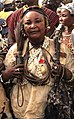 Female Warrior In Her Costumes, Northern Ghana