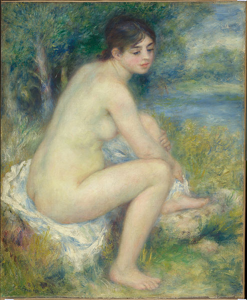 File:Femme Nue dans un Paysage, by Pierre-Auguste Renoir, from C2RMF.jpg