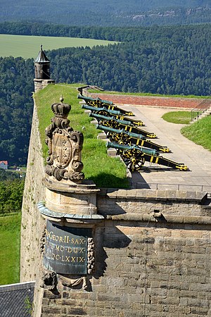 Cannons of Fortress Königstein, Saxony