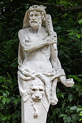 Figure Of Bacchus With A Panther, At South Lawn, At Anglesey Abbey
