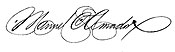 Signatur af Manuel Amador Guerrero - forfatning af 1904.jpg