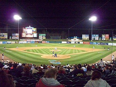 FirstEnergy Park built in 2001, home of the Jersey Shore BlueClaws. Firstenergyparklakewood.JPG