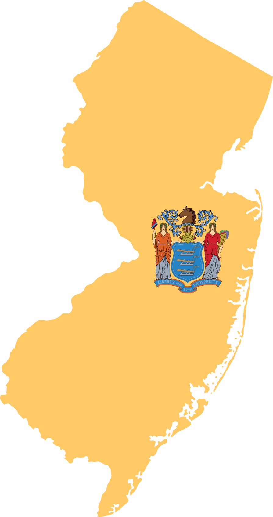 clipart map of new jersey - photo #46