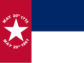 Flag of North Carolina (1861-1865) Flag of North Carolina (1861-1865).svg