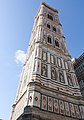 Campanario de Giotto en Florencia, Italia.