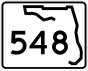 State Road 548 marker