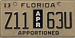 Placa de matrícula distribuida de Florida.jpg