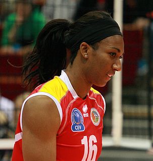 Foluke Gunderson Indoor volleyball player