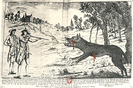 François Antoine lors de la chasse des Chazes. Cuivre chez Maillet à Paris, sans date[67].