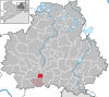 Location of the community of Frankenthal in the district of Bautzen